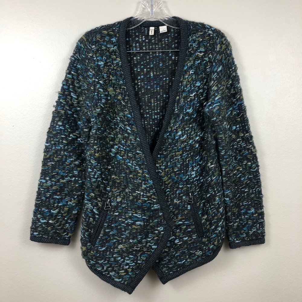 Anthropologie Moth Open Chunky Wool Blend Cardigan